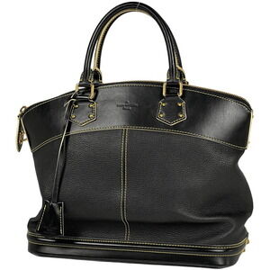 Louis Vuitton Lockit Handbag Suhali Noir Black